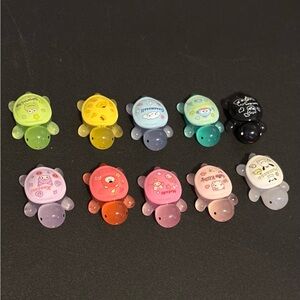 New 10 Piece Sanrio Family Luminous Turtles. Bonus Lotso Bear